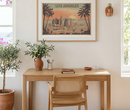 affiches los angeles design scandinave