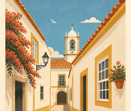 affiche vieille ville de faro