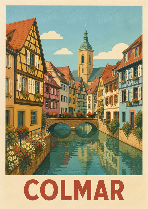 affiche colmar centre historique