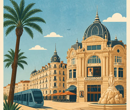 affiche montpellier poster photographique