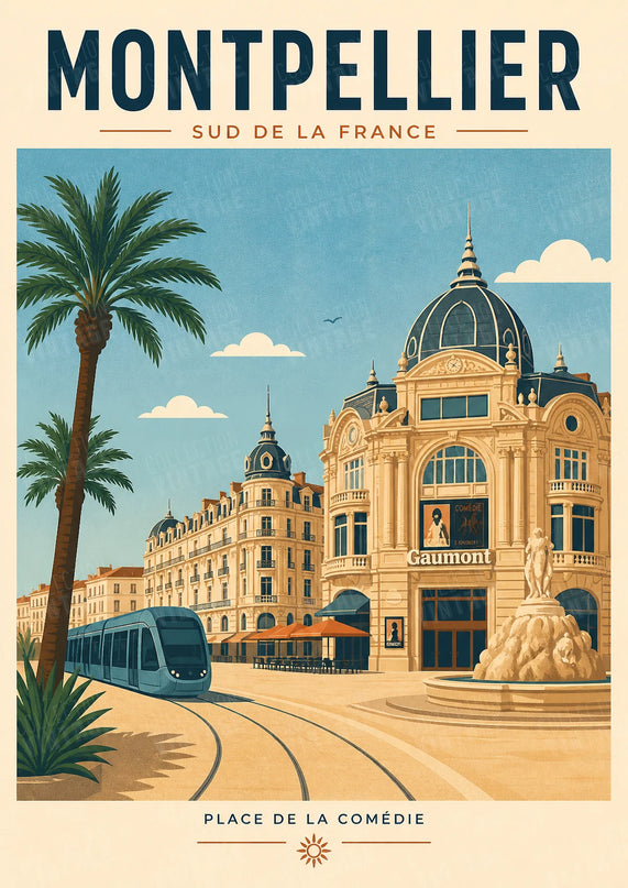 affiche montpellier poster photographique