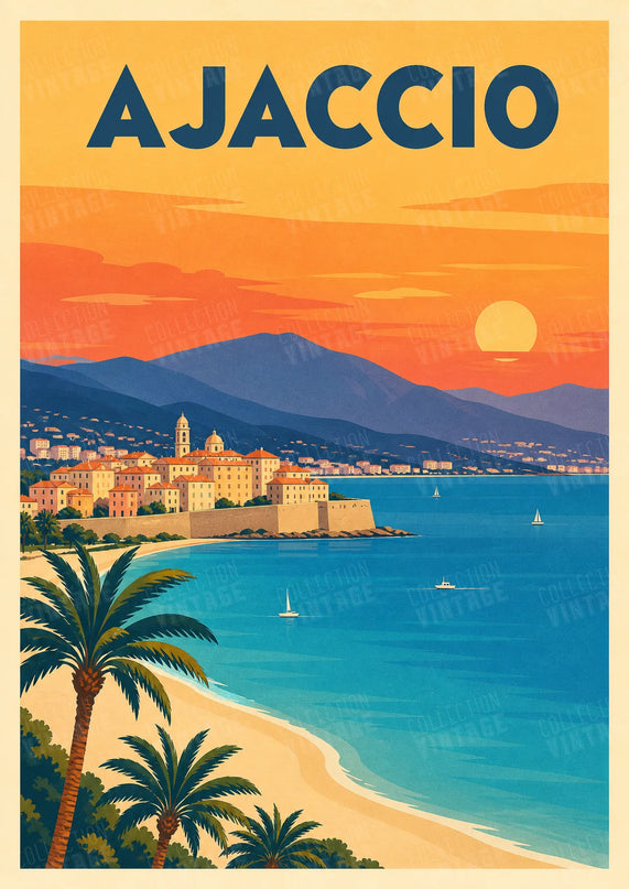affiche ajaccio affiche murale design