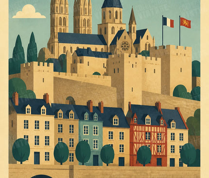 affiche caen design contemporain