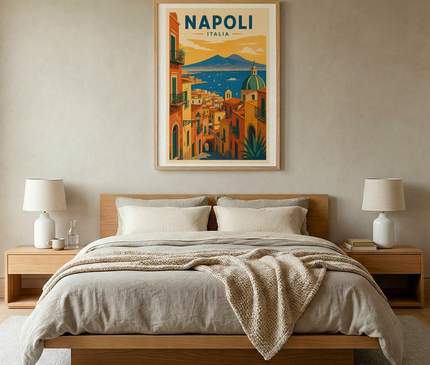affiche naples centre historique