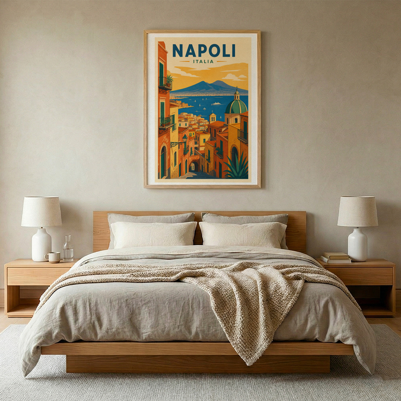 affiche naples centre historique