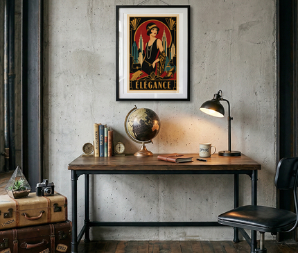 Affiche Mode Vintage