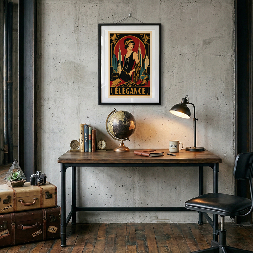 Affiche Mode Vintage