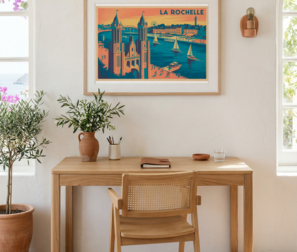 affiche la rochelle format paysage