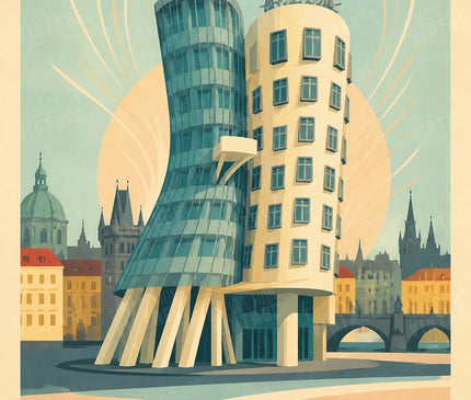 affiche maison dansante prague