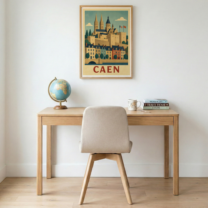 affiche caen design contemporain
