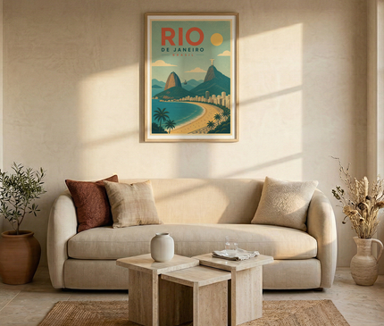 affiche rio de janeiro grand format