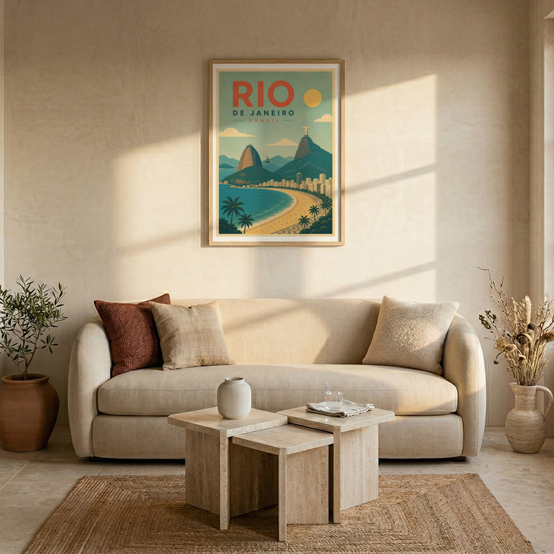 affiche rio de janeiro grand format