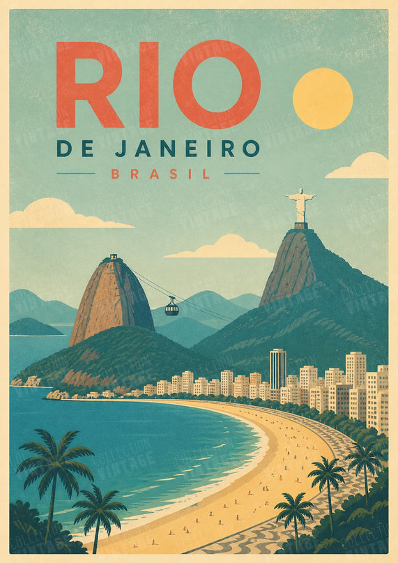 affiche rio de janeiro grand format