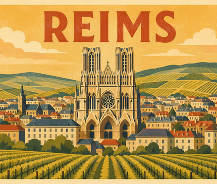 affiche reims affiche murale originale