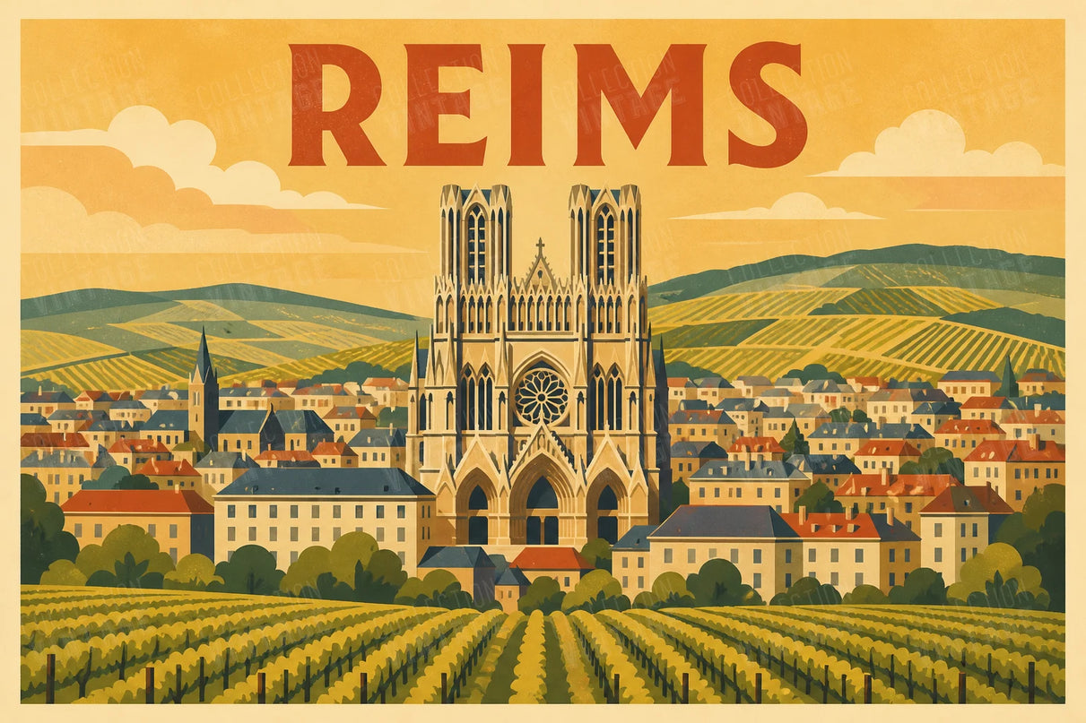 affiche reims affiche murale originale