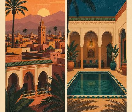 affiche marrakech diptyque déco