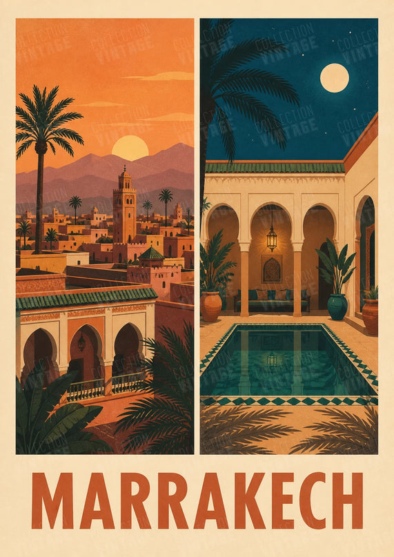 affiche marrakech diptyque déco