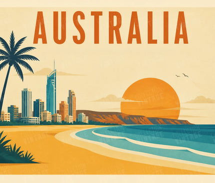 affiche australie design scandinave