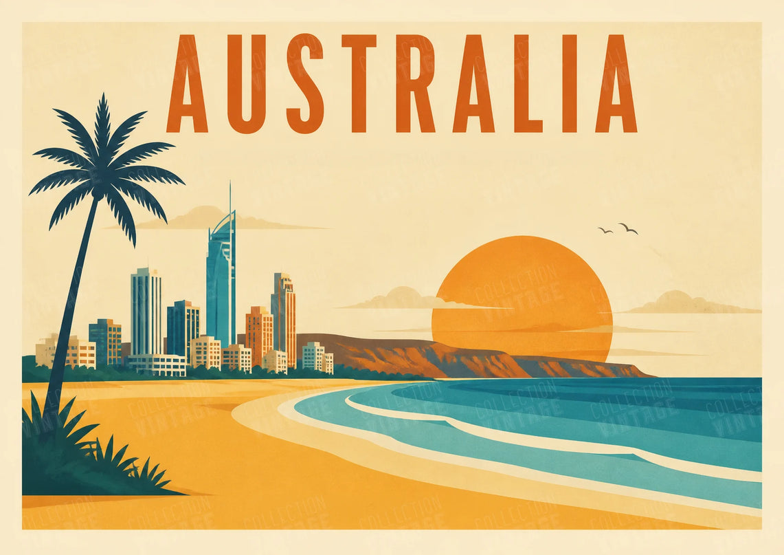 affiche australie design scandinave
