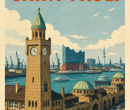 affiche bars saint pauli hambourg