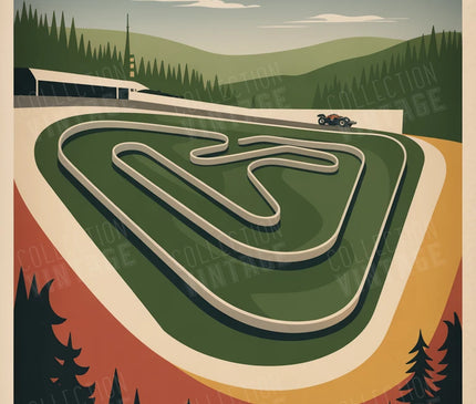 affiche nürburgring décoration garage
