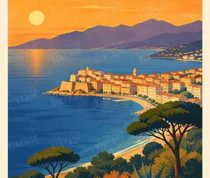 affiche ajaccio point de vue