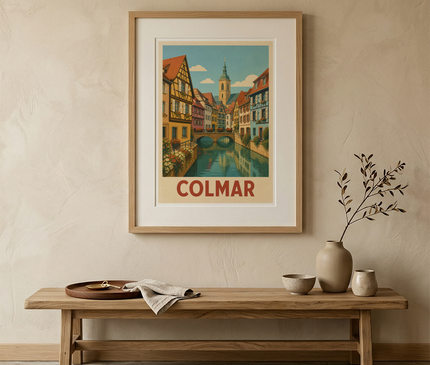 affiche colmar centre historique