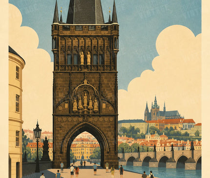 affiche tour poudrière prague