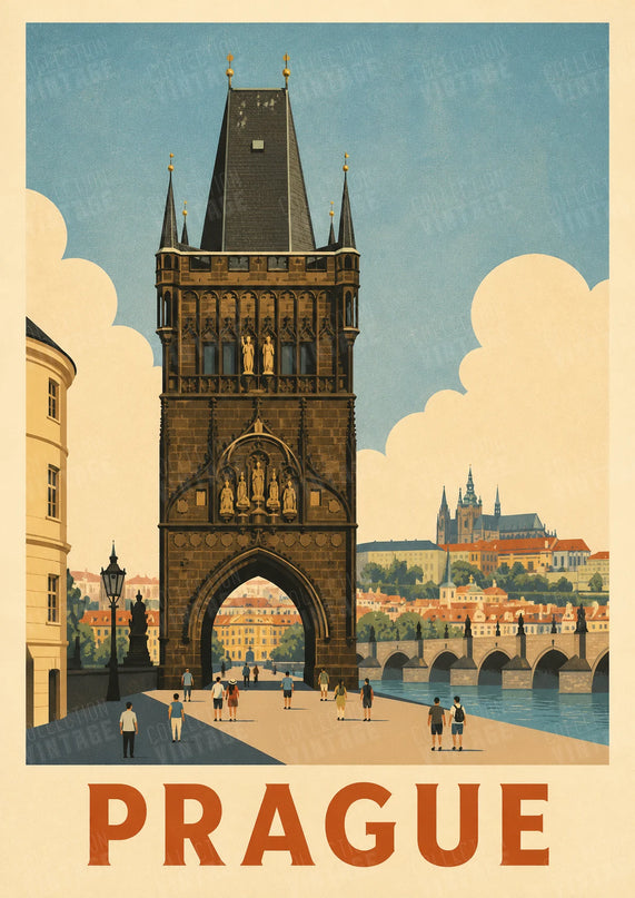 affiche tour poudrière prague