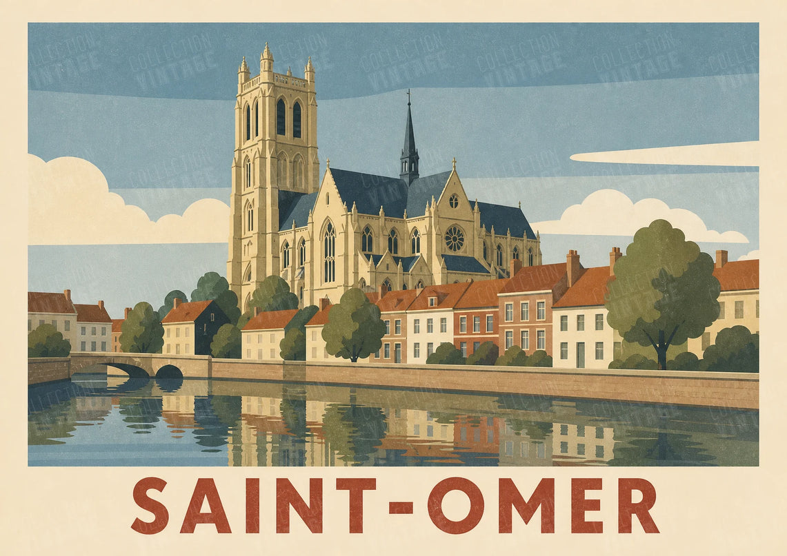 affiche saint-omer poster minimaliste