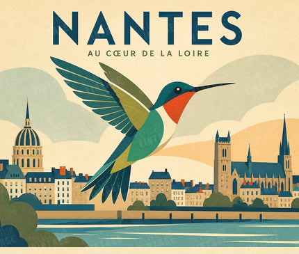 affiche colibri nantes