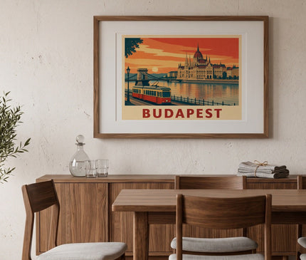 affiches budapest style urban sketch