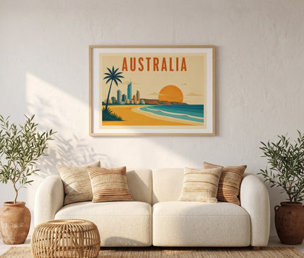 affiche australie design scandinave
