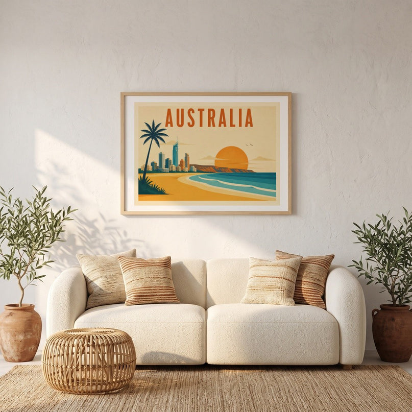 affiche australie design scandinave
