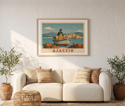 affiche pêche ajaccio