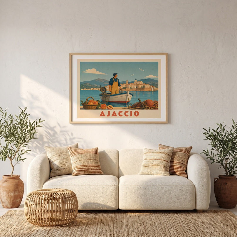 affiche pêche ajaccio