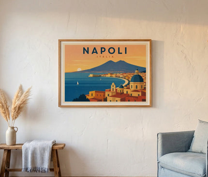 affiche naples baie