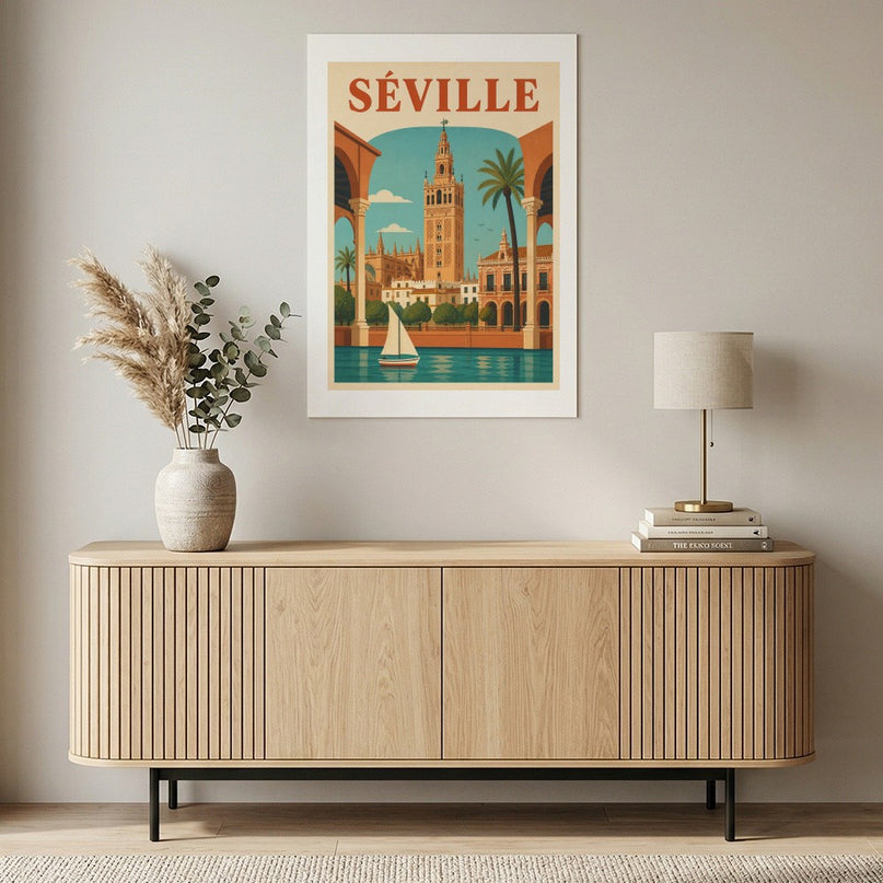 poster seville espagne