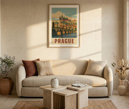 affiche chateau de prague