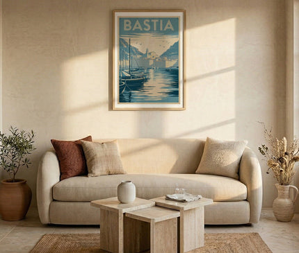 affiche bastia poster moderne