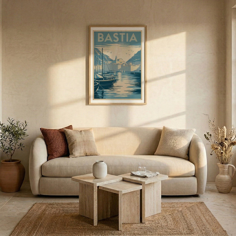 affiche bastia poster moderne