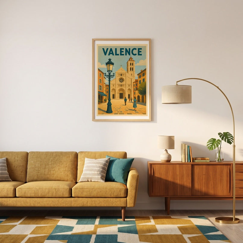 affiche valence drôme vintage