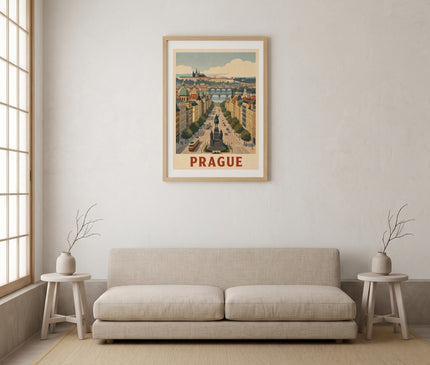 affiche place venceslas prague