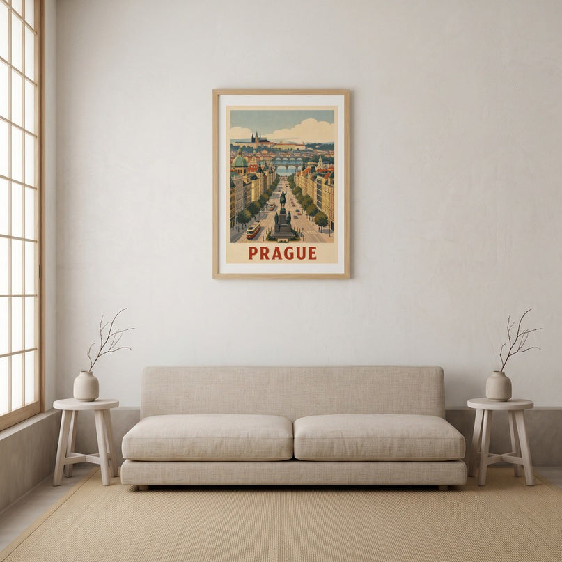 affiche place venceslas prague