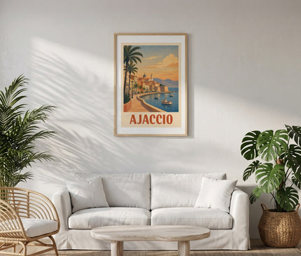 affiche ajaccio automne