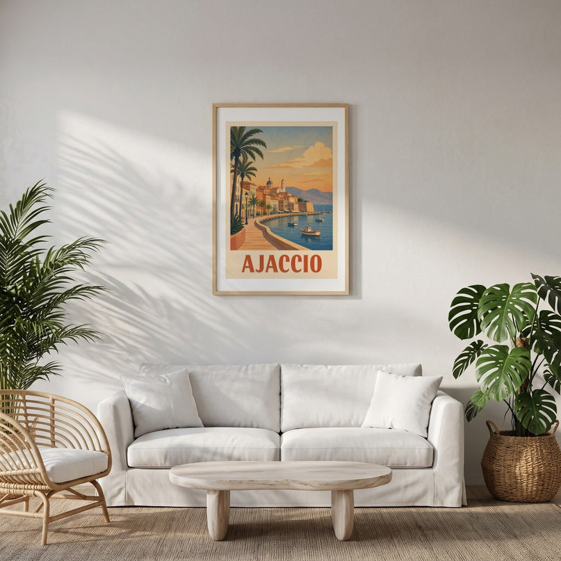 affiche ajaccio automne