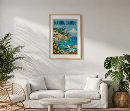 affiche marina grande capri