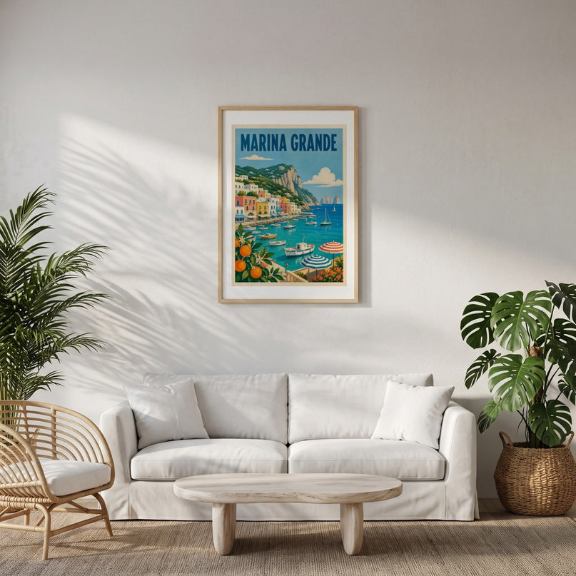 affiche marina grande capri