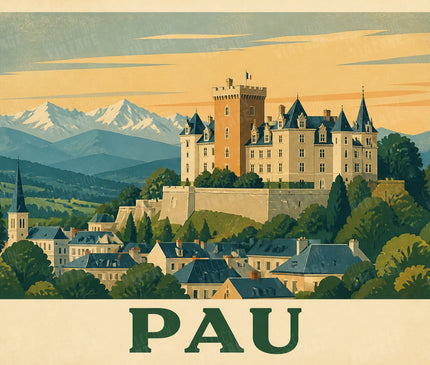 affiches pau poster artistique