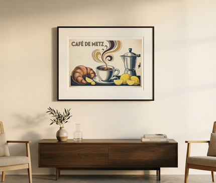 affiche metz pour café